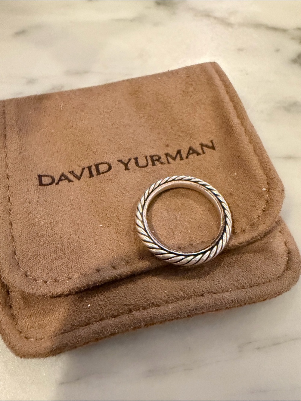 David Yurman Cable Collectibles Stack Ring - Picture 3 of 5